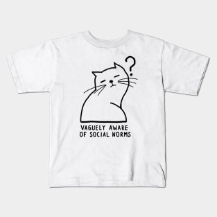 Funny cat Kids T-Shirt
